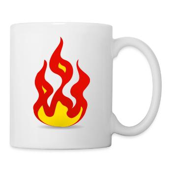 Fire Flames - Mug - white - Right