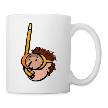 snorkeler. Gift - Mug - white - Right