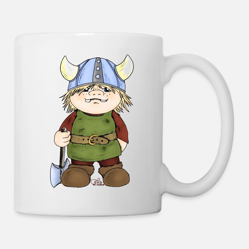 Erik, the little viking - Mug - white