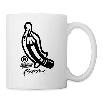 Agent Fox Pencil Design Cool Mode Hipster - Mug blanc - blanc - Droite