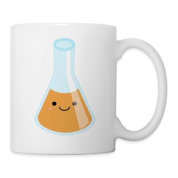 tube à essai flacon tube expérience chimie chimie chimie chimie - Mug blanc - blanc - Droite