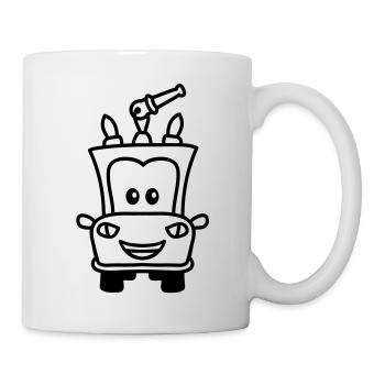fire_truck - Mug blanc - blanc - Droite