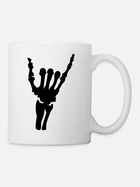 hang_loose_vec_1 de - Tasse - Weiß