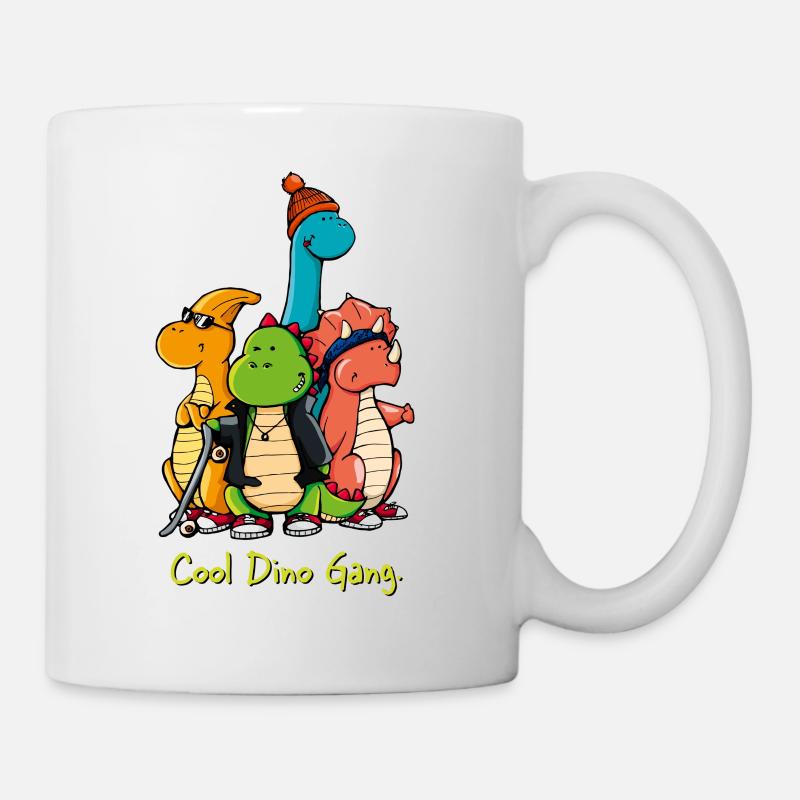 Coole Dino Gang - Tasse - Weiß