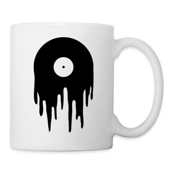 Schallplatte - Tasse - Weiß - Rechts