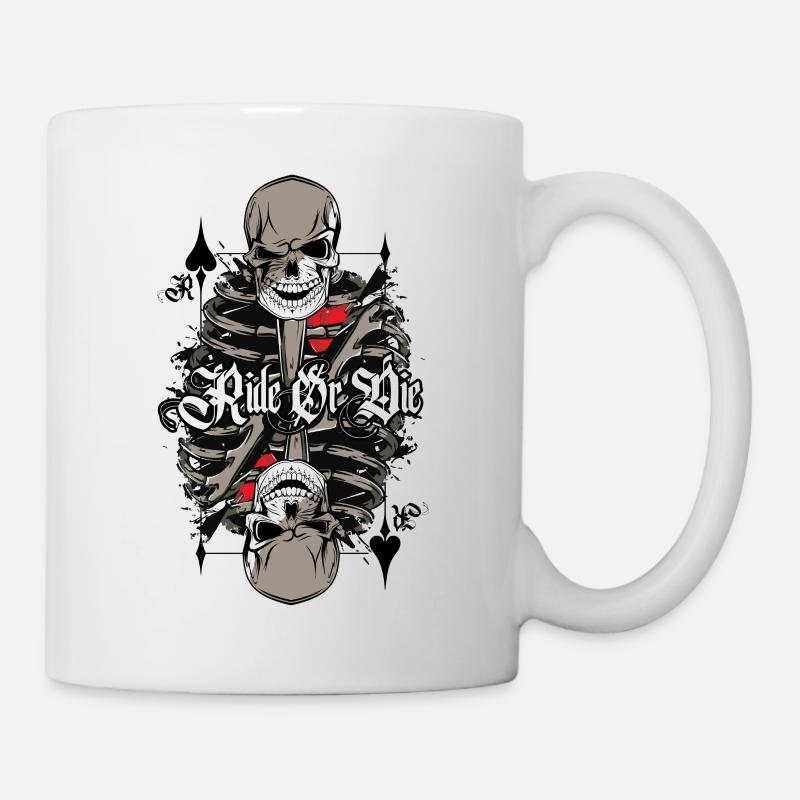 Ride Card - Mug blanc - blanc