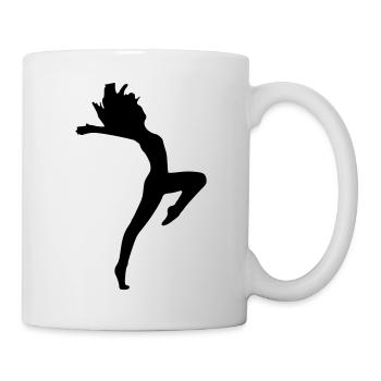 dancing_tanzen - Tasse - Weiß - Rechts