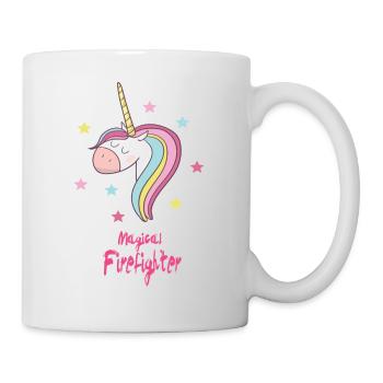 Pompier magique - Mug blanc - blanc - Droite