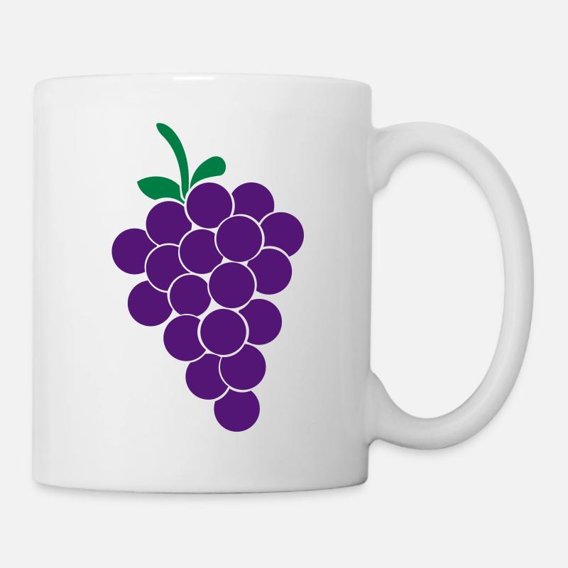 raisins - Mug blanc - blanc