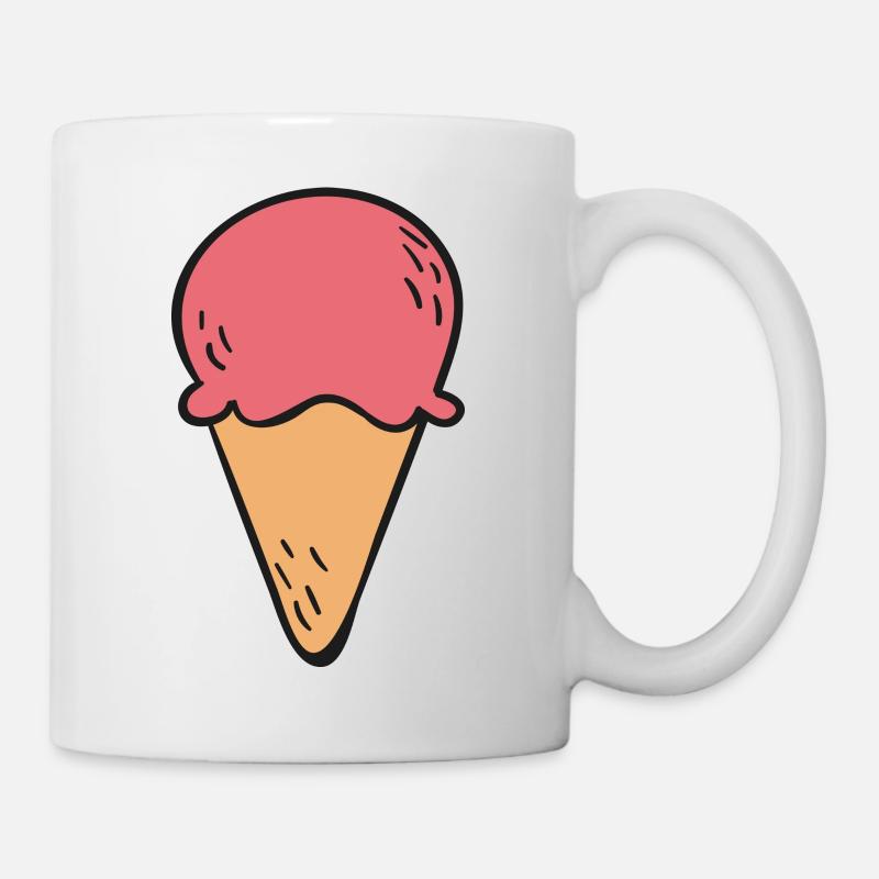 ice cream - Mug - white