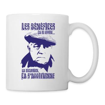 Jean Gabin - Le cave se rebiffe (Bleu) - Mug blanc - blanc - Droite
