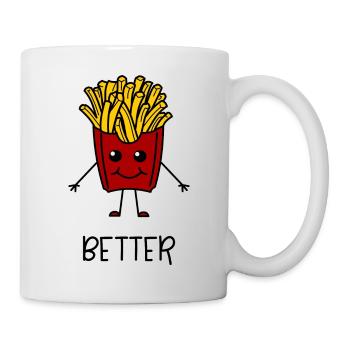 French Fries Better Partnerlook - Mug - white - Right