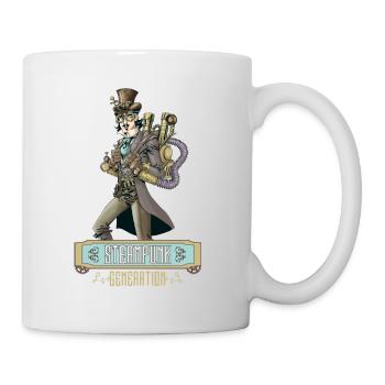 Génération Steampunk - Mug blanc - blanc - Droite