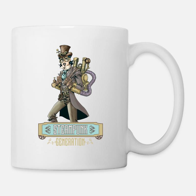 Steampunk-Generation - Tasse - Weiß