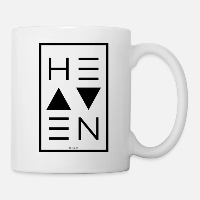 Ciel NOIR - Mug blanc - blanc