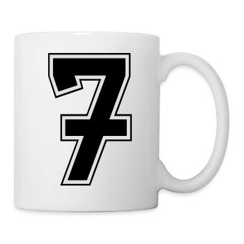 N ° 7 - Mug blanc - blanc - Droite
