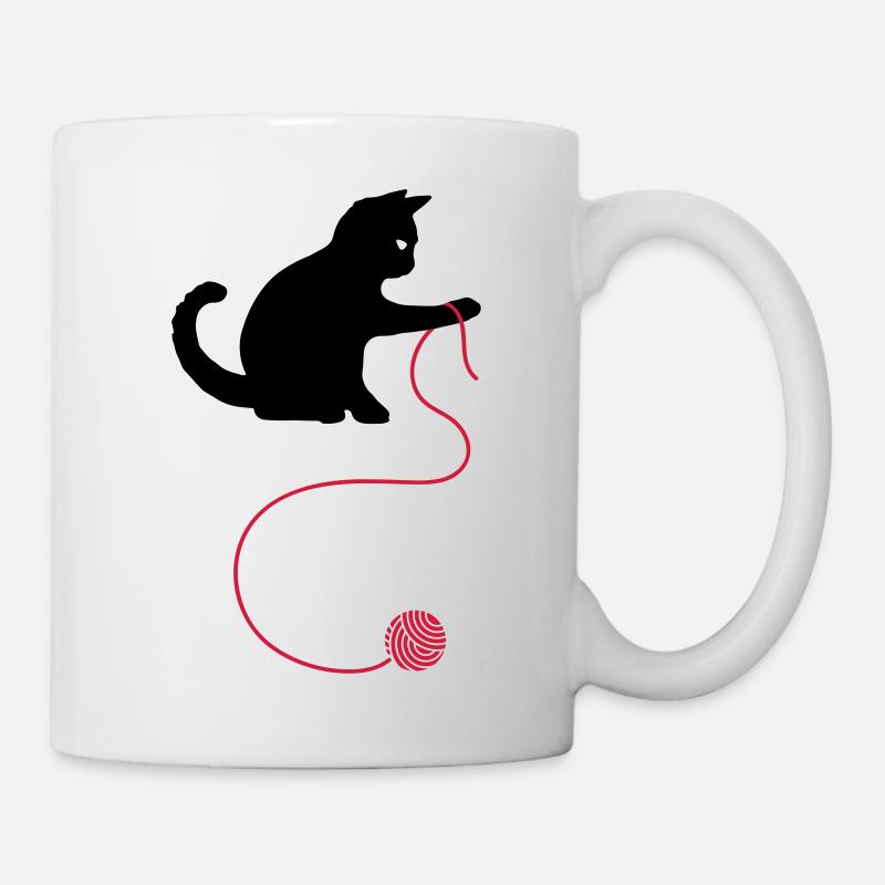 cat - Mug - white