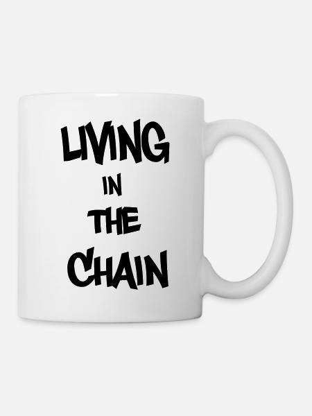 Living in the chain - Mug blanc - blanc