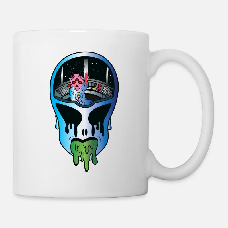 SpaceHoop - Kopfraum - Tasse - Weiß