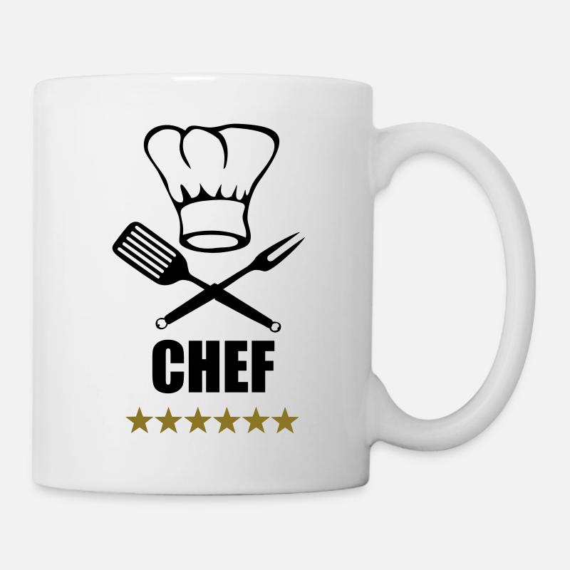 Kochen - Tasse - Weiß