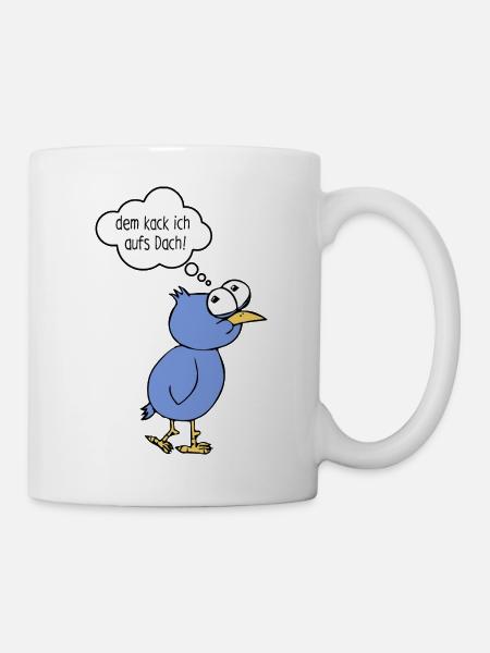 Kackvogel - Tasse - Weiß