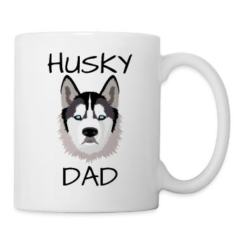 Husky Dad - Mug blanc - blanc - Droite