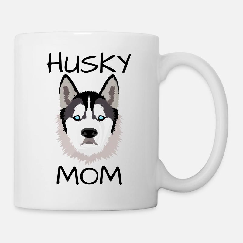 Husky maman - Mug blanc - blanc