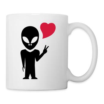 alien_love - Mug blanc - blanc - Droite