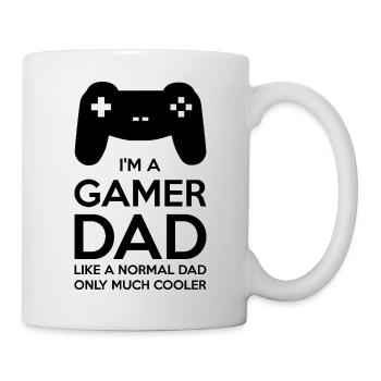 GAMER PAPA - Mug blanc - blanc - Droite
