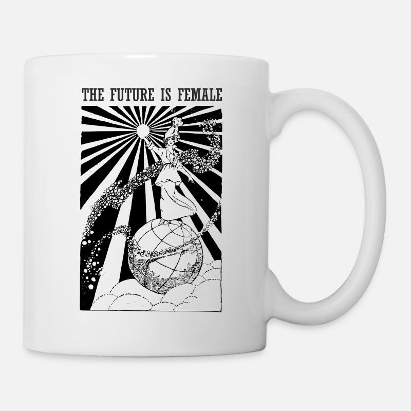 The future is female - Mug - white
