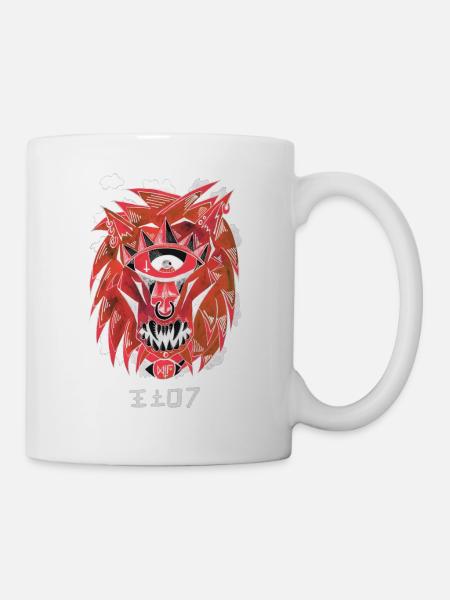 Negative lion - Mug - white