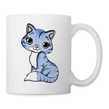 Kittens - sweet illustration - Mug - white - Right