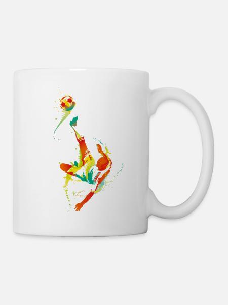 Fussballer - Tasse - Weiß