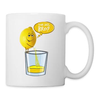Pommes au citron en verre - Mug blanc - blanc - Droite