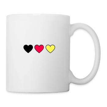 WM Fanshirt Fußball Premium Fans Deutschland - Tasse - Weiß - Rechts