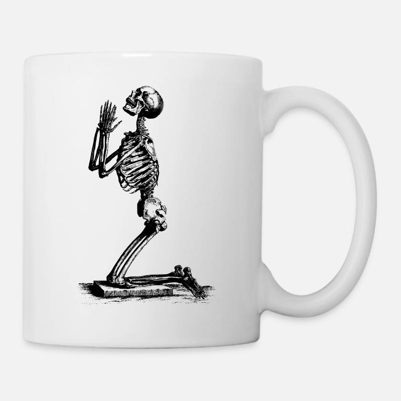 Skeleton Pray - Mug - white
