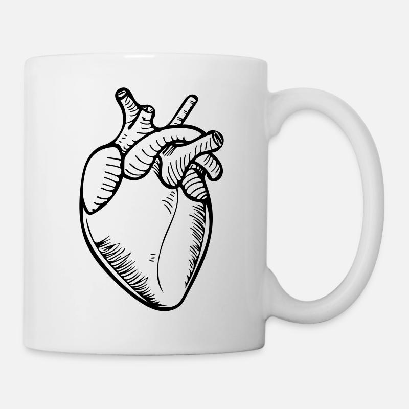 Herz - Tasse - Weiß