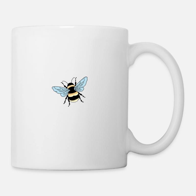 Wunderschöne Biene - Tasse - Weiß