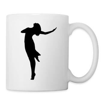 Danseuse - Mug blanc - blanc - Droite