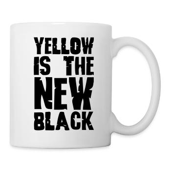 yellow is the new black - Mug - white - Right