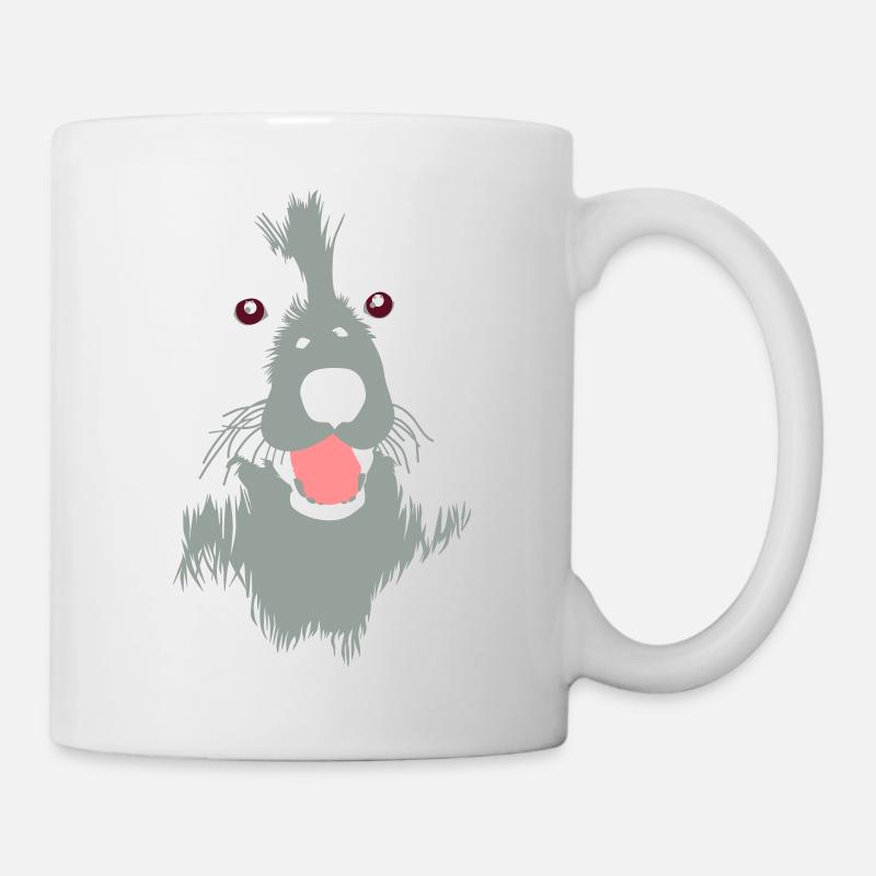 Face de chien - Mug blanc - blanc