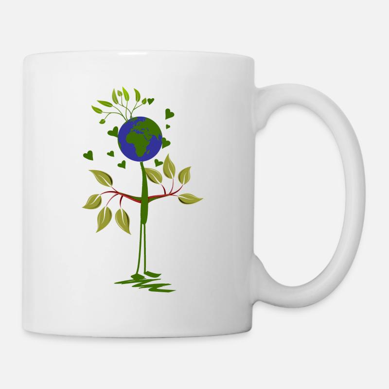 Umweltschutz Global - Tasse - Weiß