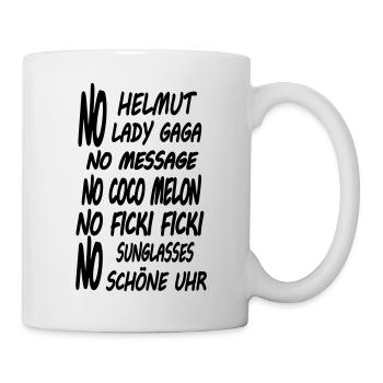 No Ficki Ficki, Sunglasses, Coco Melon.. - Tasse - Weiß - Rechts
