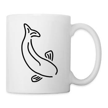fisch__f1 - Mug blanc - blanc - Droite