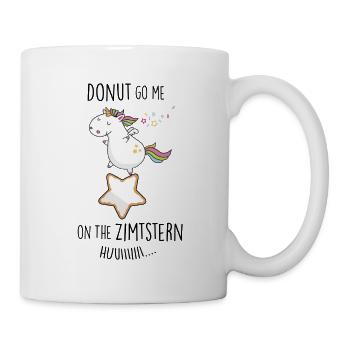 Donut Zimtstern Einhorn - Tasse - Weiß - Rechts