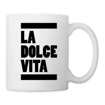 la dolce vita - Mug blanc - blanc - Droite
