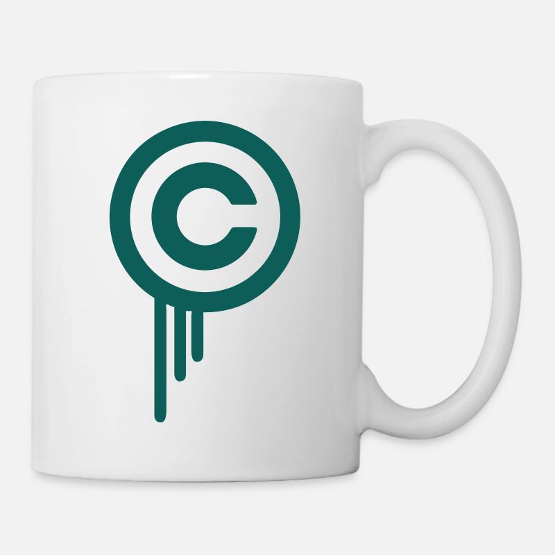 Copyright - Mug blanc - blanc
