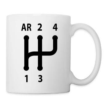 Gitter 4 - Tasse - Weiß - Rechts