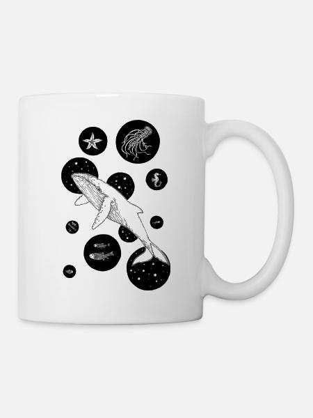 whale - Mug - white