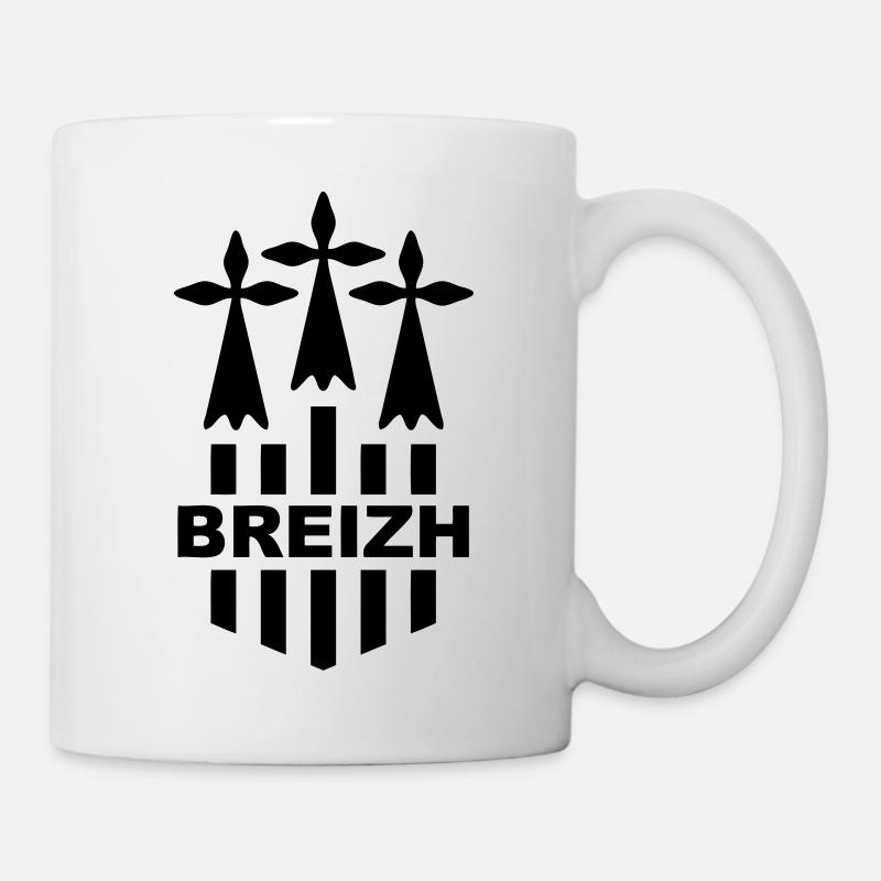 Breizh logo 2 - Tasse - Weiß